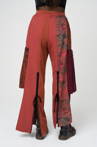 Vintage Fabric Patchwork Trousers