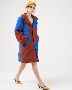 Recycled Wool Puzzle Coat