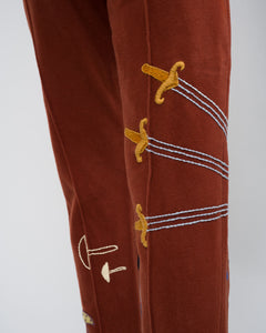 Mythical Visions Embroidered Trousers