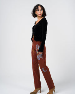 Mythical Visions Embroidered Trousers