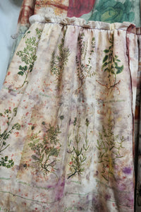 Naturally Dyed Vintage Tea Towel Dress