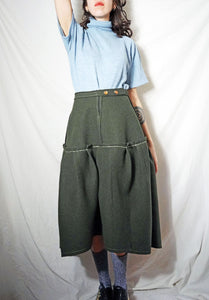 Upcycled Wool Skirt